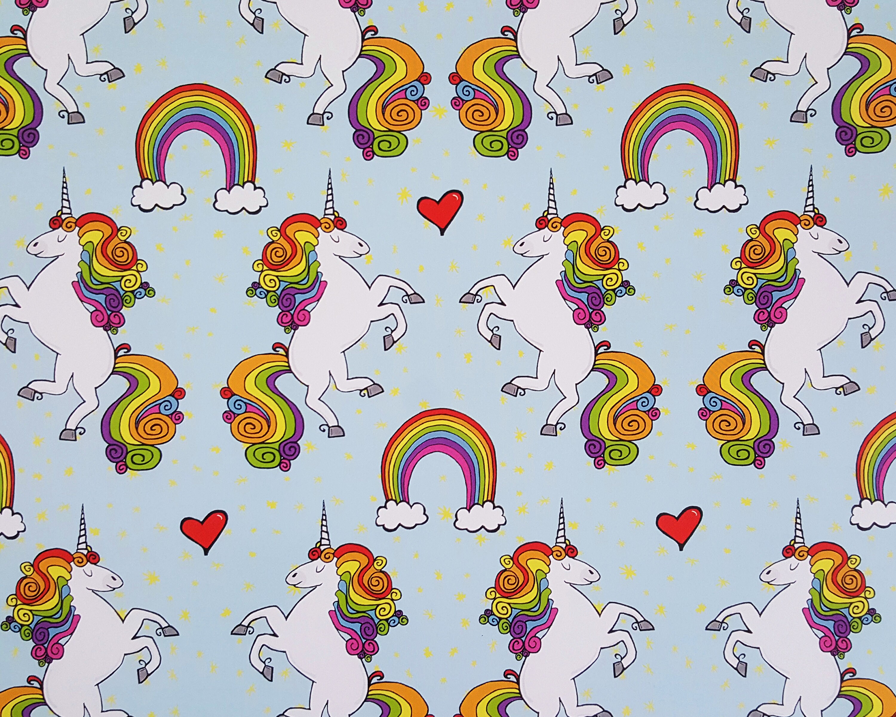 Unicorn Wrapping Paper rainbow gift wrap unicorn party unicorn Etsy