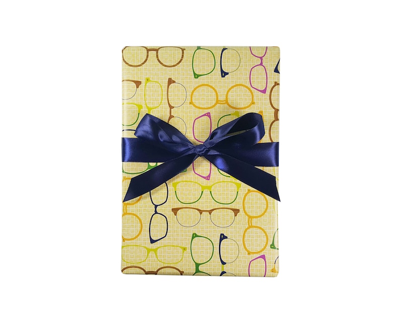 Glasses Wrapping Paper Optometry Gift Wrap Optometrist Gift Etsy