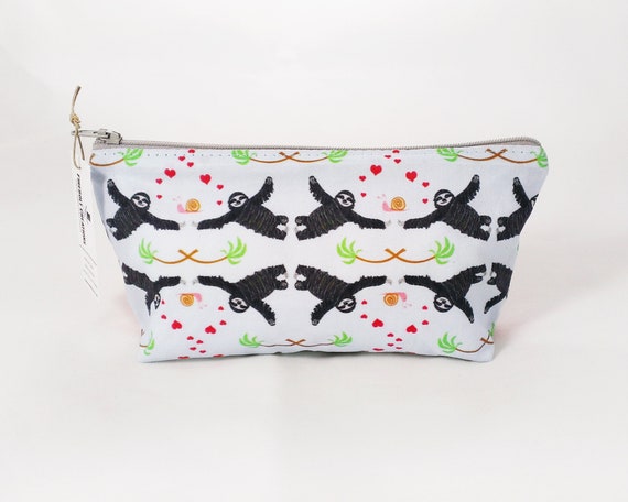 Baby Vegan Kulturbeutel Bilden Kosmetiktasche Veranstalter Wald Bleistift Up Tasche Schnecke Make Vegane Faultier Geschenktüte Dusche 35jR4LA