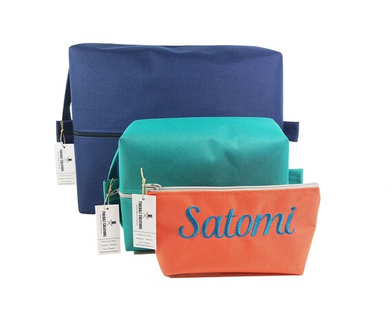 Personalized Toiletry Bag Women Mens Toiletry Bag Canvas Bag Large