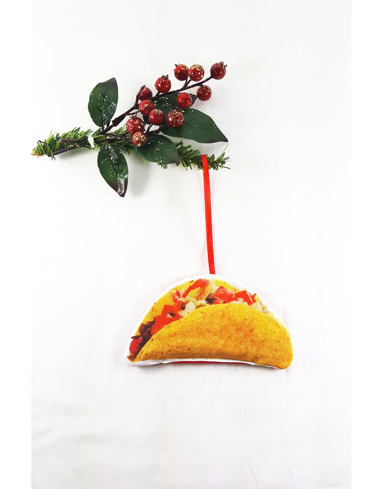 Taco Christmas Ornament 
