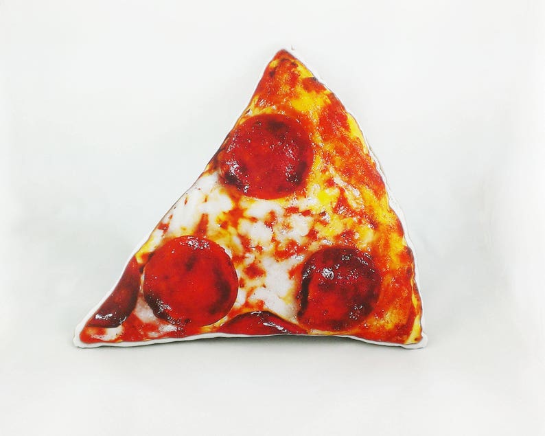 Pizza Pillow Gift for Pizza Lover Pizza Slice Unique Foodie Etsy