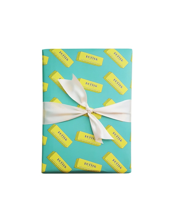 Butter Wrapping Paper sheets: Chef, Baker, Foodie Gift Wrap (20x29")