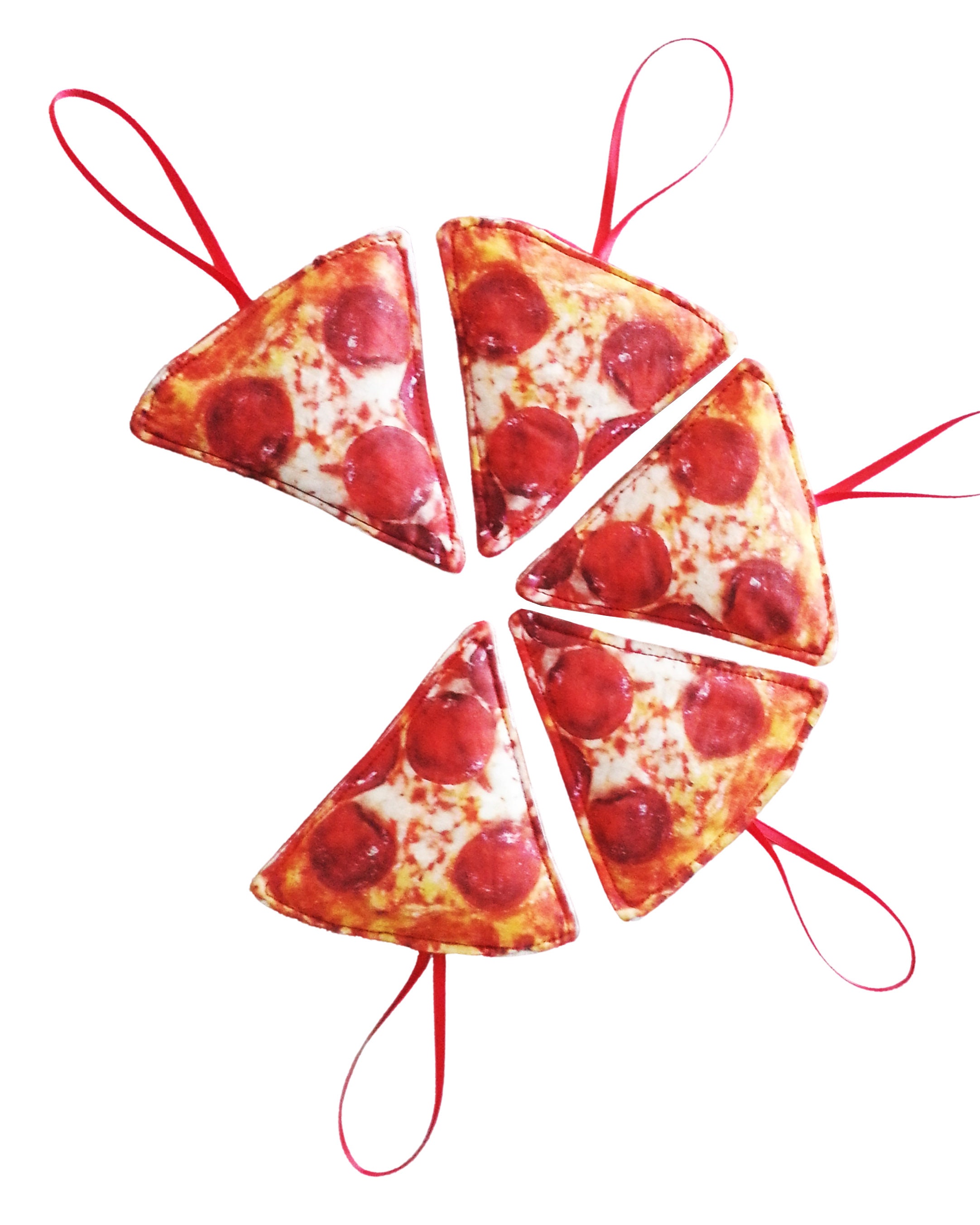 Pizza Christmas Ornament 
