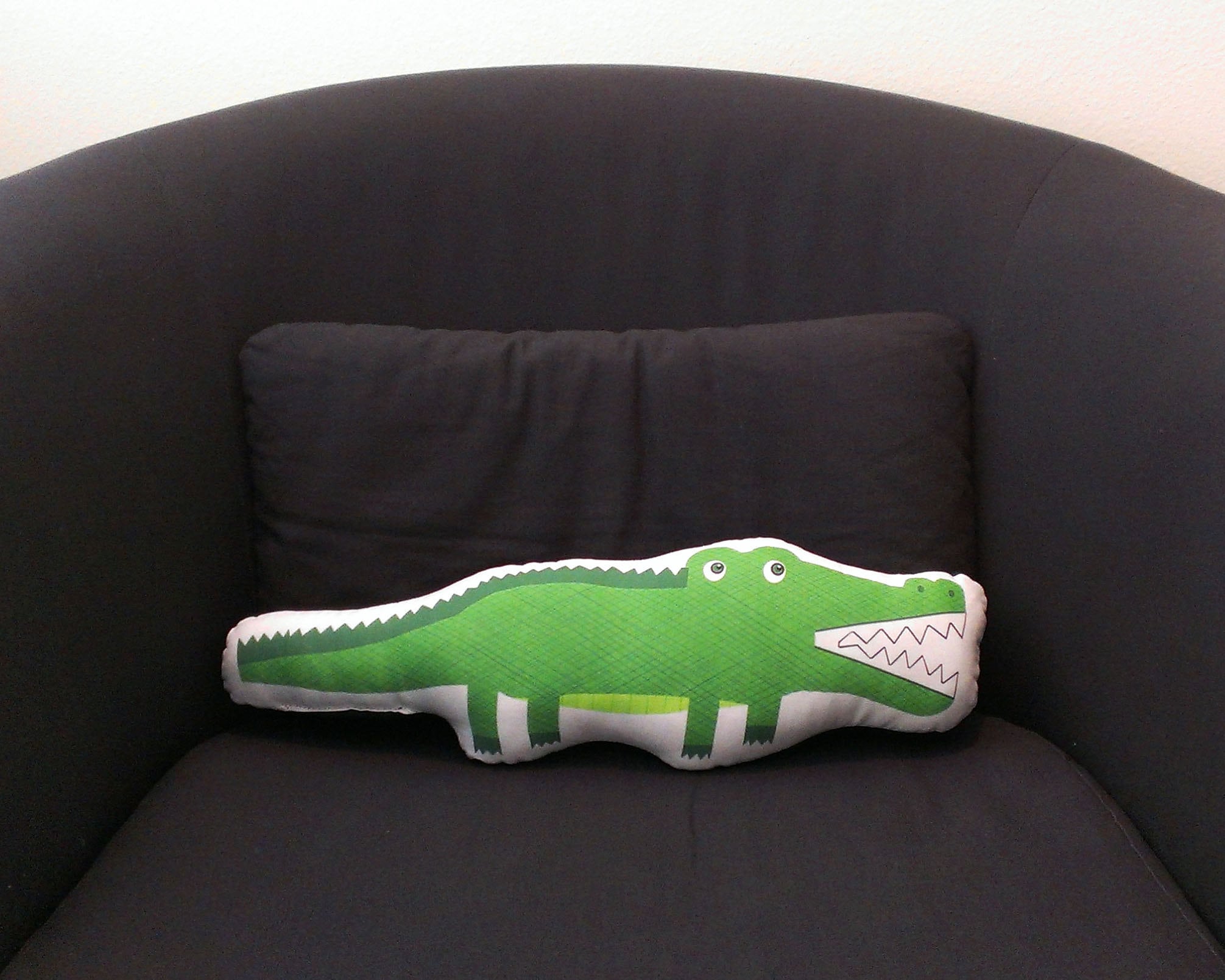 Alligator Throw Pillow crocodile decorative pillow gator | Etsy
