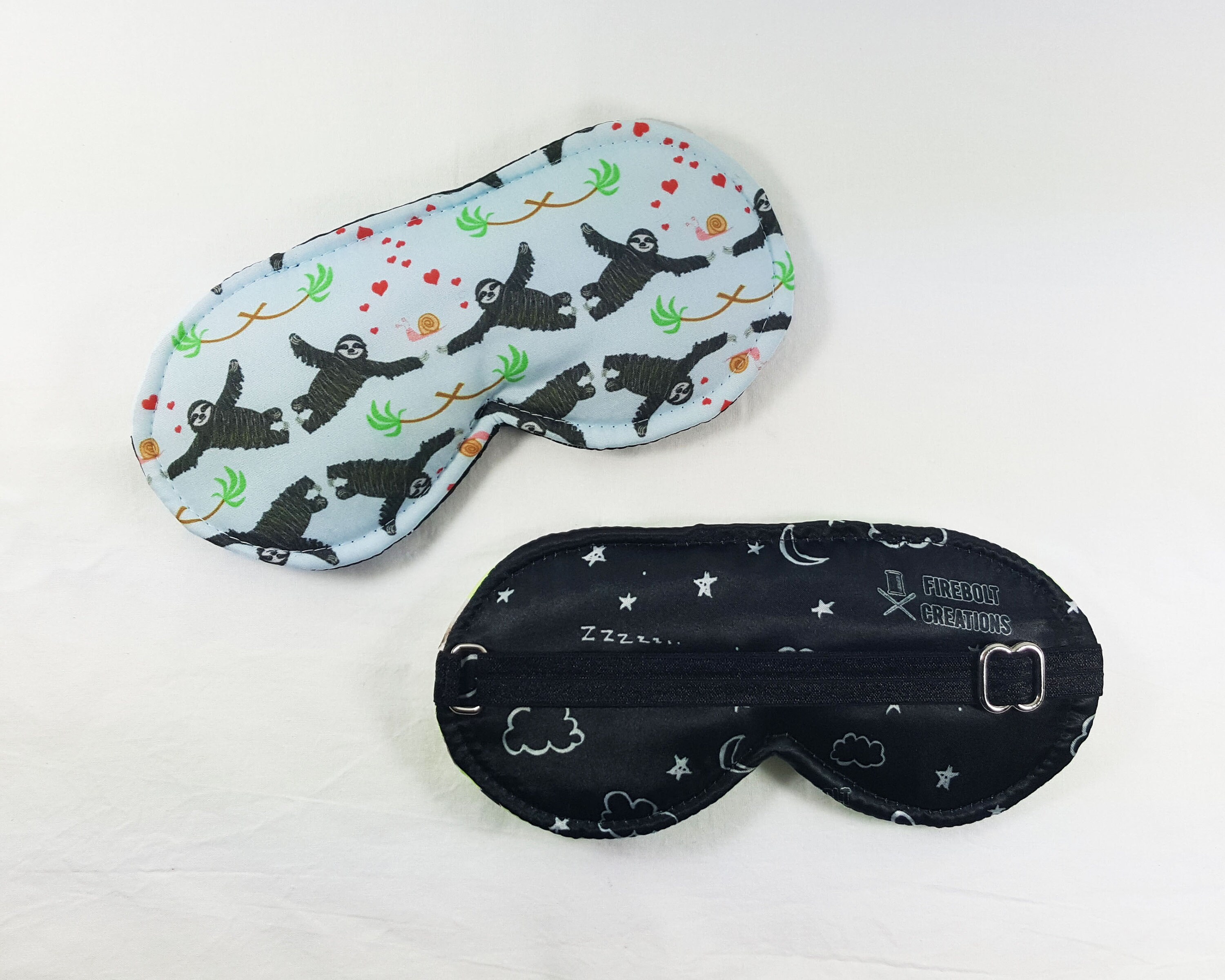 Sloth Sleep Mask Eye Mask Sloth Gifts Blindfold Kawaii Travel Etsy