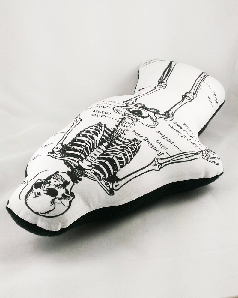 Anatomical Skeleton Pillow Gift for Surgeon Halloween Skull Etsy