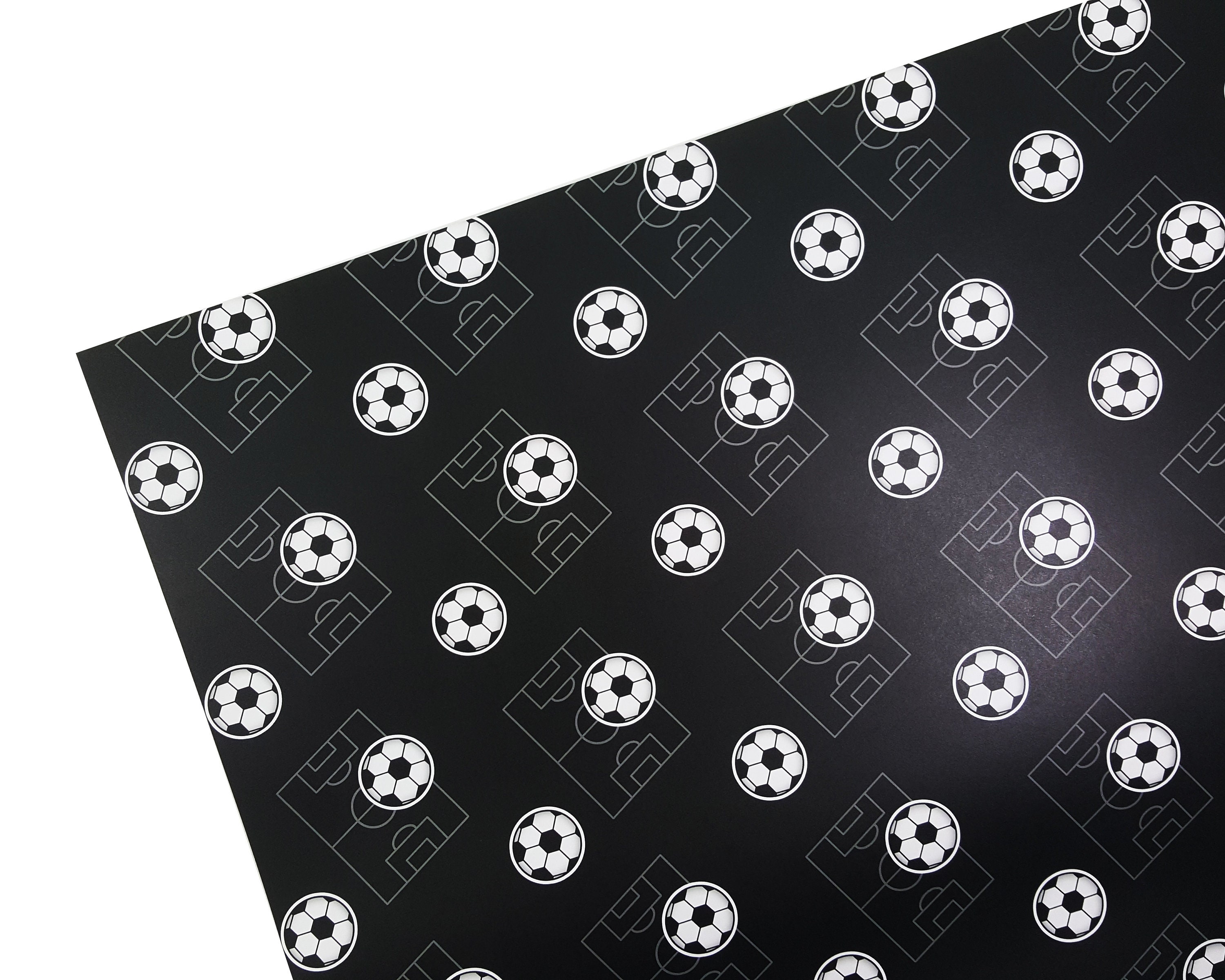 Soccer Gift Wrap Sports Wrapping Paper Sheets Soccer Gifts Etsy