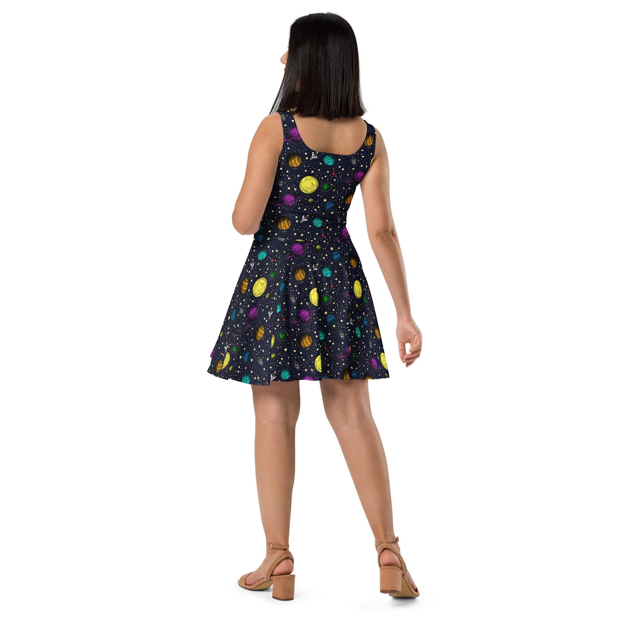 space skater dress Vintage Space Logo Skater Dress