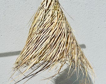 Boho straw Doum ceiling light