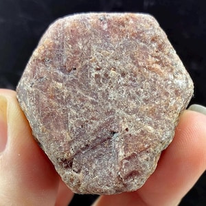 Ruby Specimen, 60 Gram Natural Corundum Crystal with Bright Red UV Fluorescence