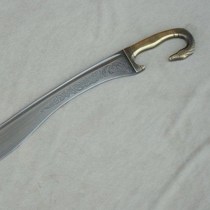 Pure Handmade Forged Iberian Falcata Sword ,Pure D2 Steel Blade with Leather Sheath Collectible Gift for Him