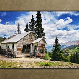 Abandoned Ghost Town in the Colorado Rocky Mountains - Landscape Photography - Wall Art - INSTANT DOWNLOAD - Poster Printable