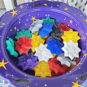 Fidget Stars | Fidget Toy | Improve focus and reduce stress | Great party favors | Hours of fun! Perfect stocking stuffers for Christmas!