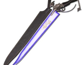 Handmade Squall Lionheart Winged Gunblade Replica Sword