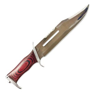 16" Hunting Knife Rambo Style with leather sheath knife gift