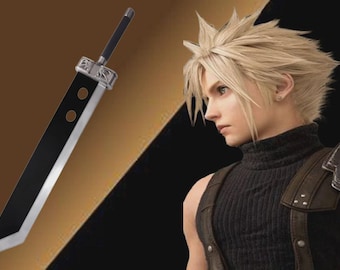 Final Fantasy VII Buster Sword: Cloud Strife Black Edition with Display