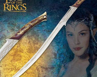 Hadhafang Arwen Sword Sagan om ringen Filmreplika Svärd