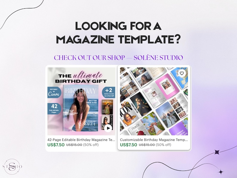Magazine Customization Personalized Glossy Magazine Print, Print My Canva Design, Fashion ...