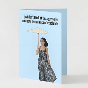 The White Lotus Victoria Birthday Card