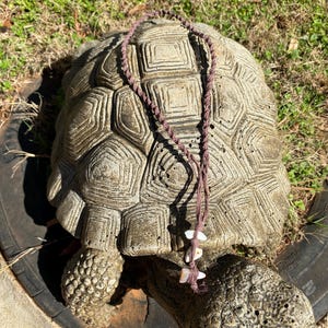 Hemp braided necklace - Peace Passionate