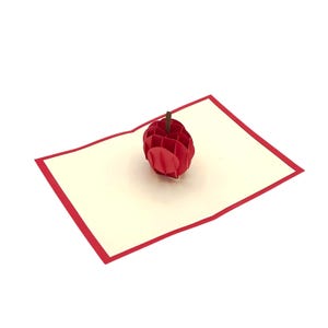 Äpple Pop Up-kort - Skolpresenter till lärare - Present till kollega - Present till bonde - Present till kock