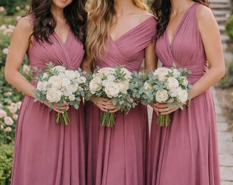 Convertible Infinity Bridesmaid Dress – Multi Wrap Wedding Gown