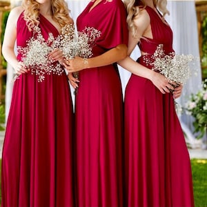 Dresses for Bridesmaids, Bridesmaid Dress, Convertible Dress, Infinity Dress, Bridesmaid Multi Wrap Dress, Wedding Dress, Evening Dress