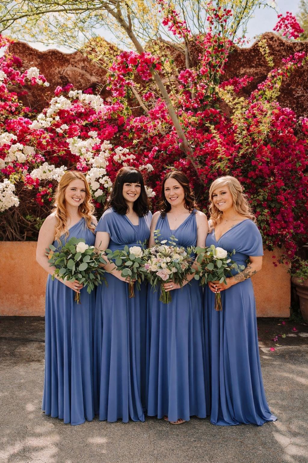 july bridesmaid dress colors Convertible Infinity Bridesmaid Dress Long and short Many colors.  Frugal  Mughal