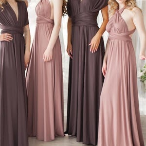 Infinity Dress, Convertible Dress, Bridesmaid Dress, Bridesmaid Multi Wrap Dress, Wedding Dress, Evening Dress, Dresses for Bridesmaids