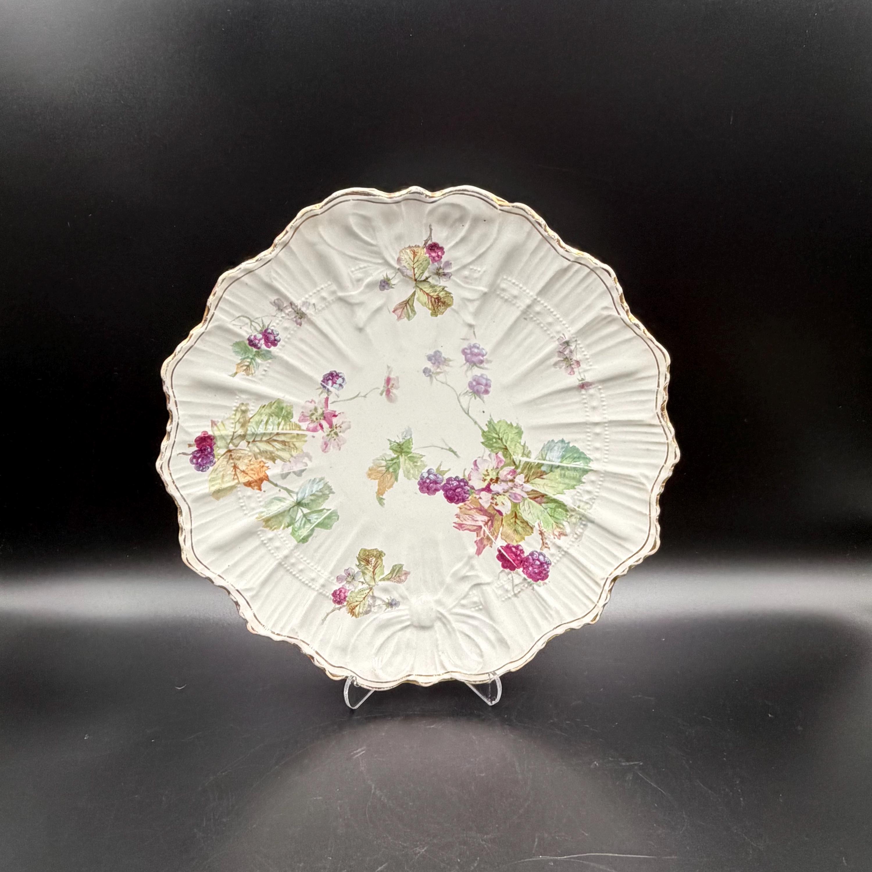 フランス　アンティークSèvres 花柄 八角形皿 Sevres China - Etsy
