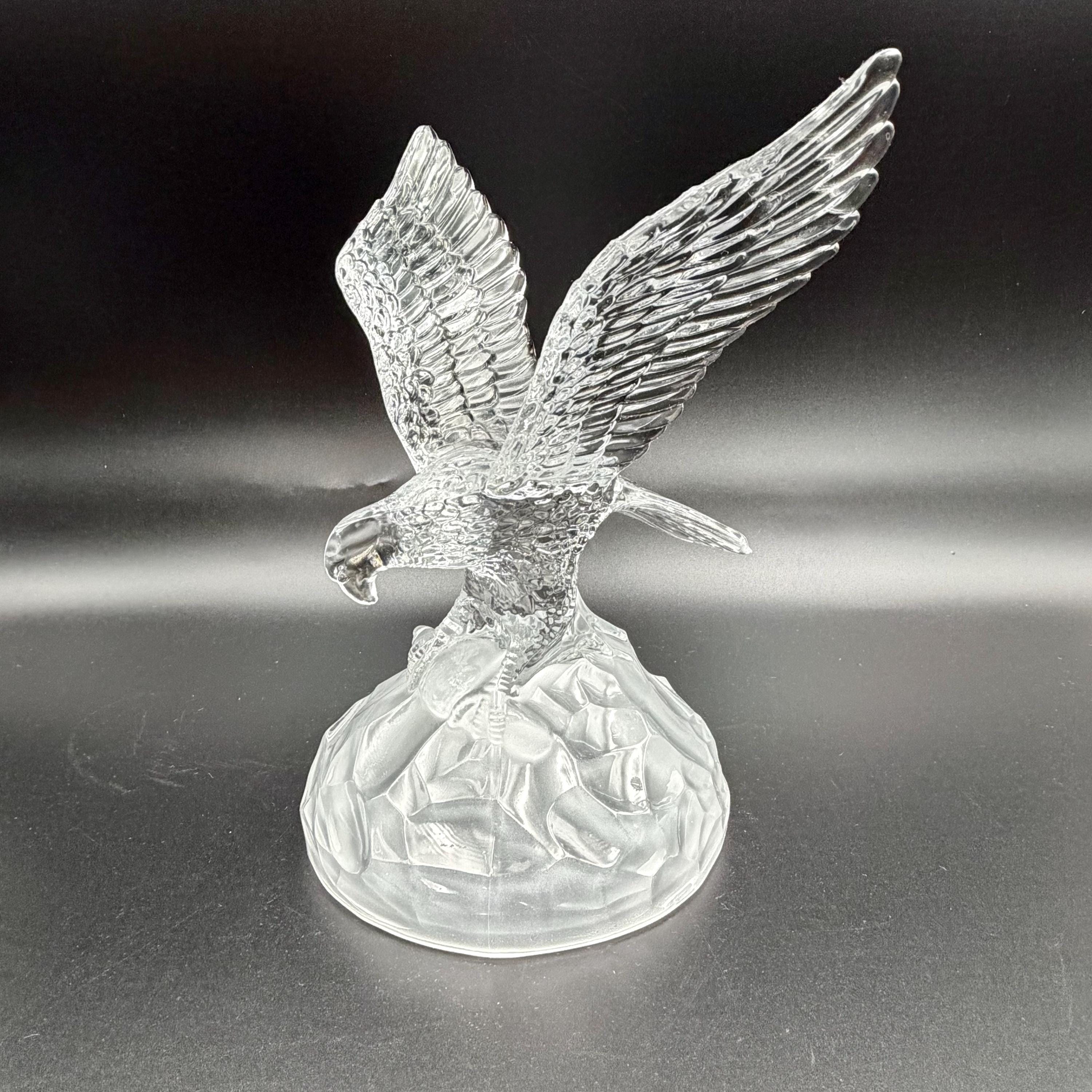 Crystal Eagle Figurine - Etsy
