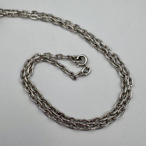 Silver-Tone Lisner Scrollwork Pendant & Earrings … - image 7