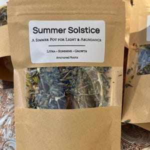 Summer Solstice Simmer Pot | Handmade Botanical Blend for Abundance, Joy & Sunshine