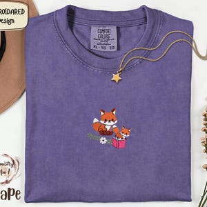 Book  Embroidered Comfort Colors® Tee, Cute Shirt for Readers, Book Lover Gift, Bookish Shirt, Aesthetic Bookworm T-Shirt, Reading Shirt