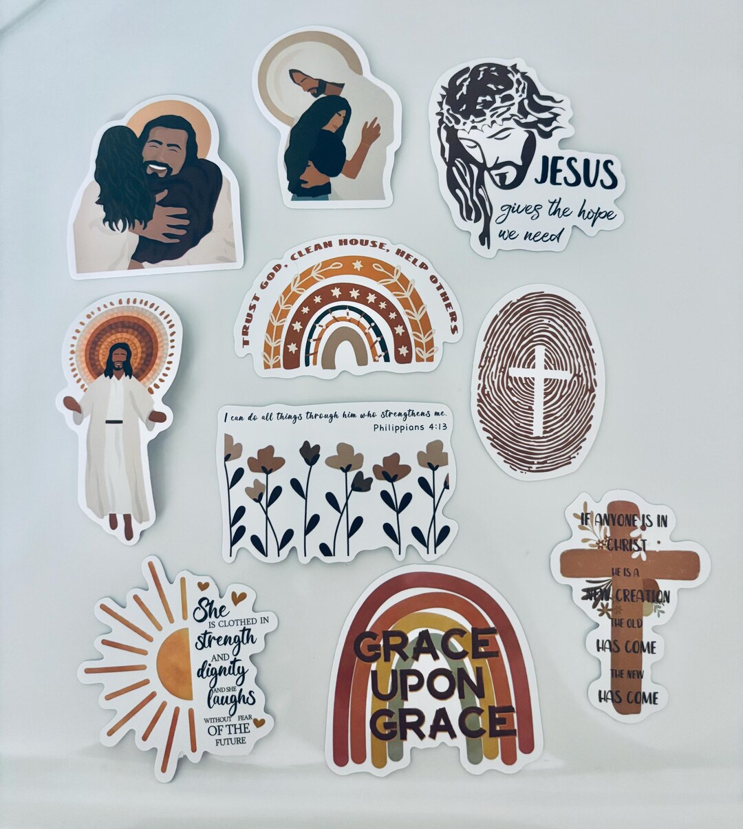 Christian Stickers Sets - Etsy