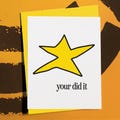 Funny Congratulations Doodle Card: 'Your Did It' Meme Greeting