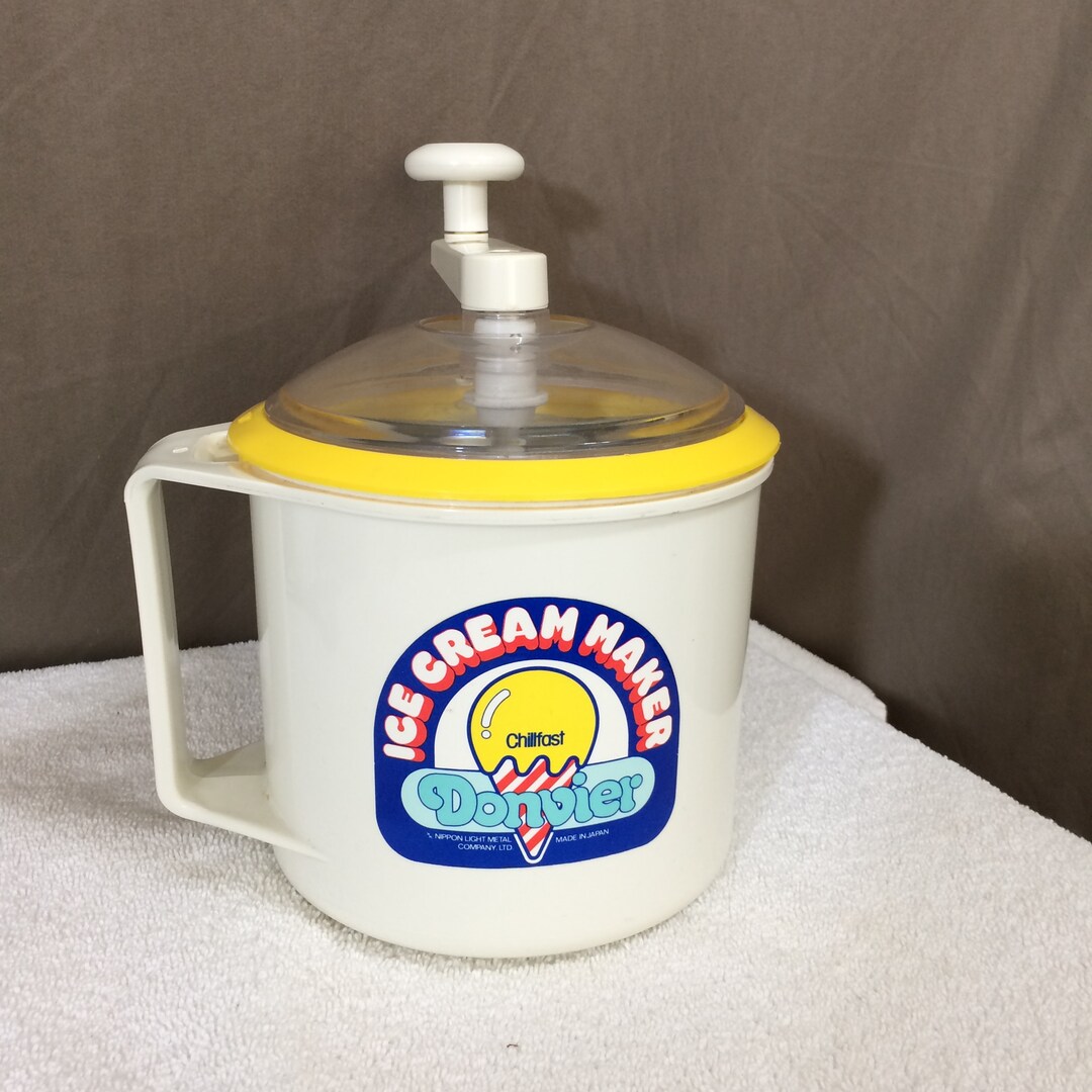 Vintage Donvier Ice Cream Maker Complete Manual Process Made Etsy