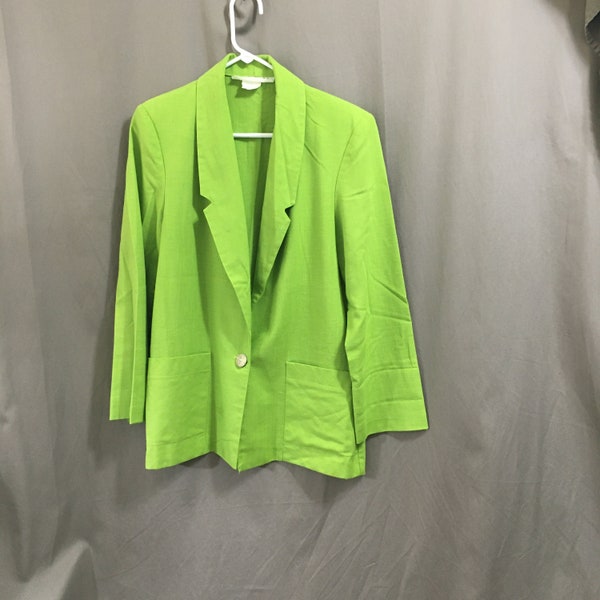 Shoulder Pad Blazer Etsy