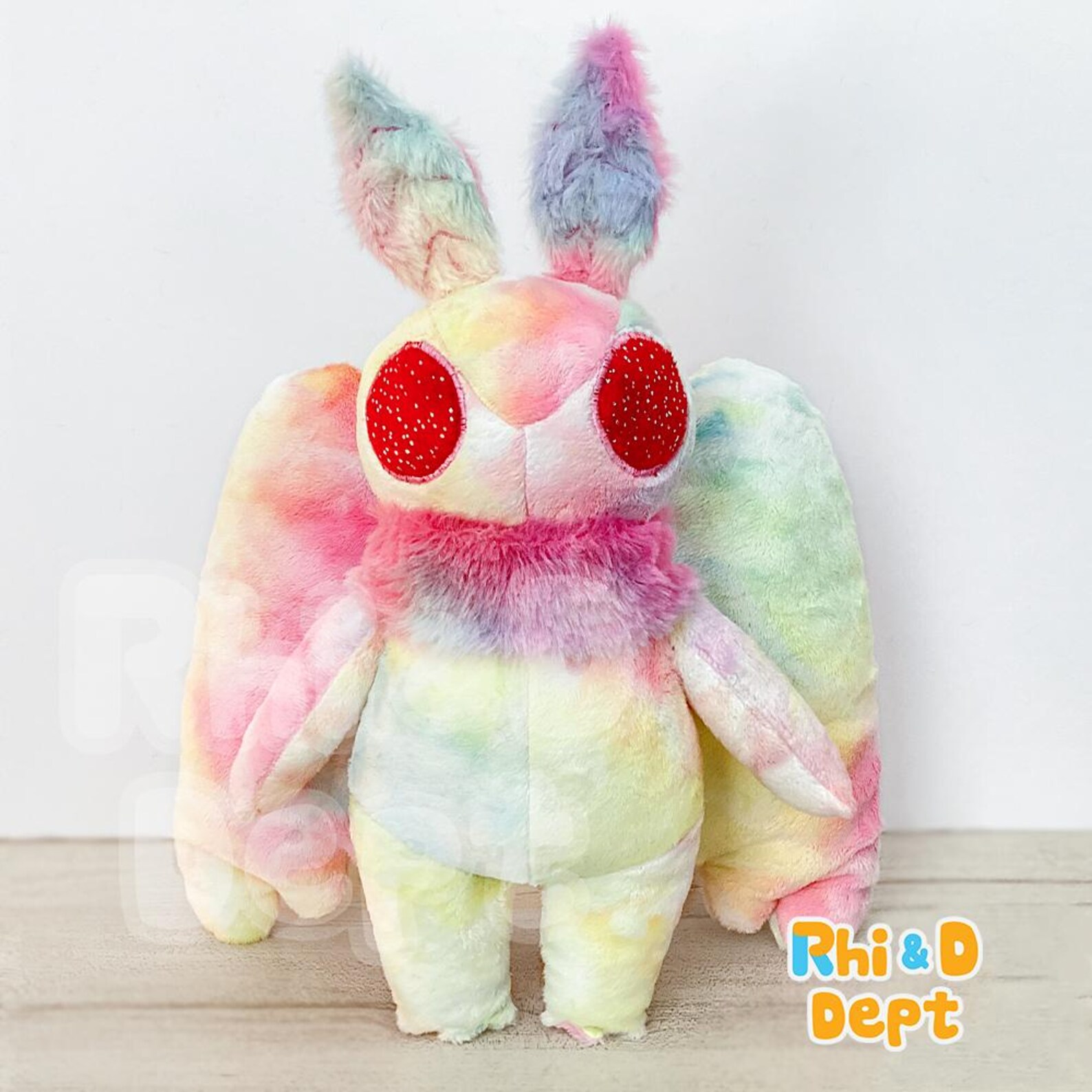 Squishable Cryptids Rainbow Mothman Cryptid Plush Stuffed Animal | HANDMADE TO ORDER - Etsy