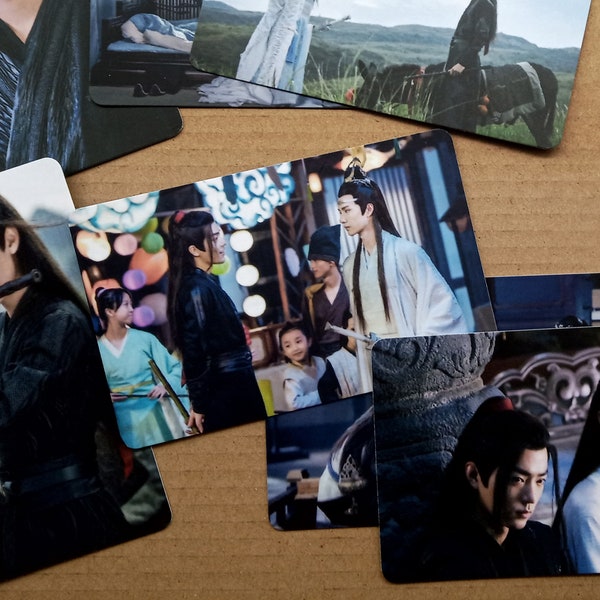 The Untamed Photo Card Set Gift, Lan Zhan, Wei Wuxian, Wangyibo, Xiao Zhan, modaozushi
