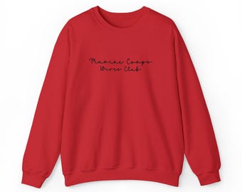 Geborduurde Marine Corps Wives Club ronde hals: USMC-vrouwensweater