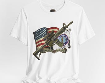 Patriotic USNG Military Tee: Hoist the Colours Tactical Tribute for National Guard Veterans