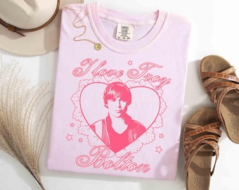 Pink Coquette High School Musical I Love Troy Bolton Shirt, The Musical The Series East High Tee, Disney Channel Movie, Disneyland Family