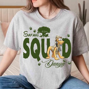 Personlig Disney Musse Pigg & Vänner Safari Djurriket T-shirt, Disney Safari Mode T-shirt, Låt oss bli vilda, WDW Safari Familjeresa 2026 Outfit bild 6