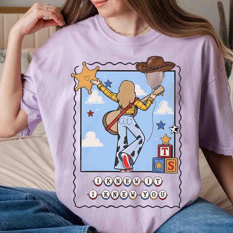 Comfort Colors Toy Story 5 Music Photo T-shirt, Disney Pixar Toy Story Family Trip Gifts, Jessie Cowgirl Music Tee, Western Country Tshirt image 4