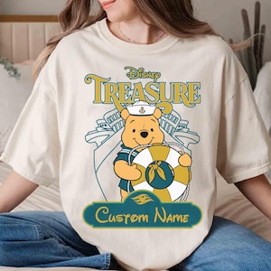 Personalisiertes Disney Cruise Line 2026-Shirt, Mickey & Friends-Familienkreuzfahrt-Trip-T-Shirt, Let's Cruise, Disney Wish Dream Magic Wonder Fantasy Bild 5