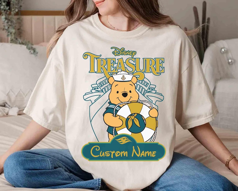 Personalisiertes Disney Cruise Line 2026-Shirt, Mickey & Friends-Familienkreuzfahrt-Trip-T-Shirt, Let's Cruise, Disney Wish Dream Magic Wonder Fantasy Bild 5