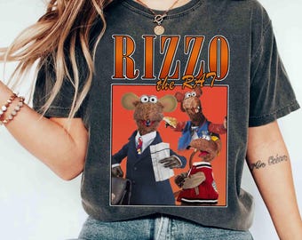 Retro The Muppets Rizzo the Rat Portrait Shirt, Tee, Vintage Rizzo Shirt, Funny The Muppets Tee, Gift For Family, Disney Family Trip 2026