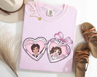 Coquette bow Locket Star Wars  Princess Leia Han Solo Shirt, I Love You I Know Tee, Galaxy&#39;s Edge Family Trip, May the 4th be With You Shirt
